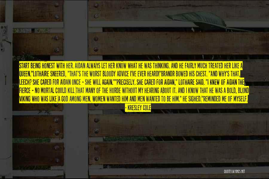 Thinking Someone Cared Quotes By Kresley Cole Thinking Someone Cared Quotes By Kresley Cole