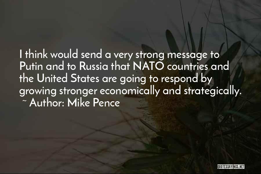 Thinking Strategically Quotes By Mike Pence