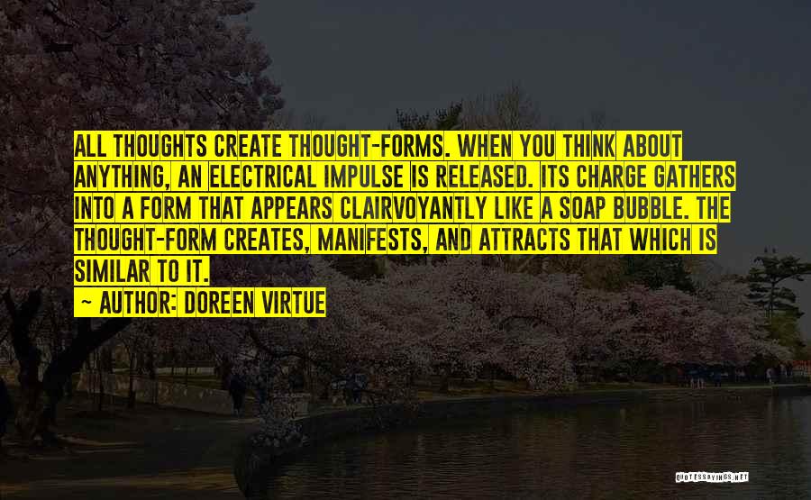 Thinking Thoughts Quotes By Doreen Virtue