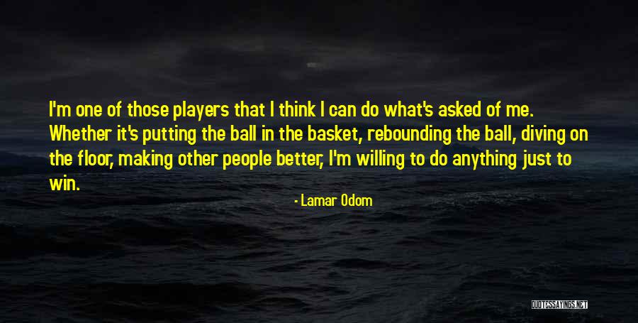 Thinking Win Win Quotes By Lamar Odom Thinking Win Win Quotes By Lamar Odom