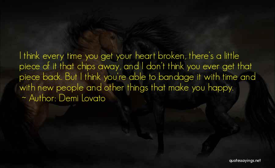 Thinking With Heart Quotes By Demi Lovato