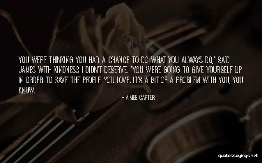 Thinking You Were In Love Quotes By Aimee Carter Thinking You Were In Love Quotes By Aimee Carter