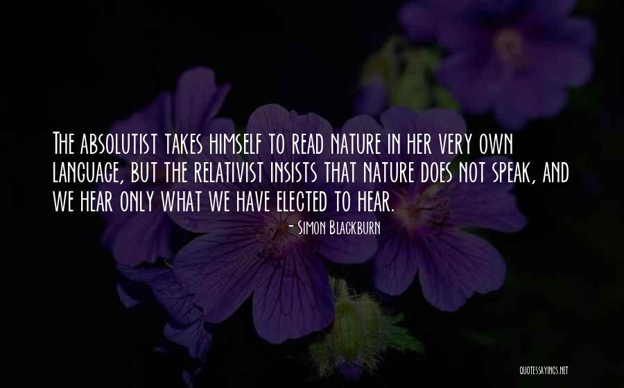 Thinus Stuhlinger Quotes By Simon Blackburn Thinus Stuhlinger Quotes By Simon Blackburn