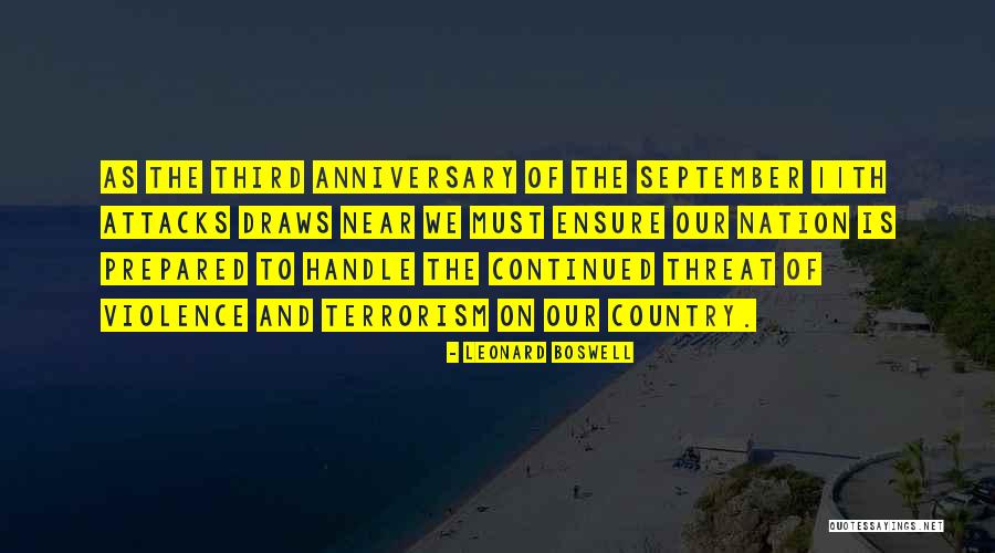 Third Anniversary Quotes By Leonard Boswell Third Anniversary Quotes By Leonard Boswell