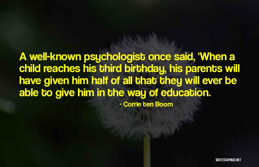 Third Child Quotes By Corrie Ten Boom Third Child Quotes By Corrie Ten Boom