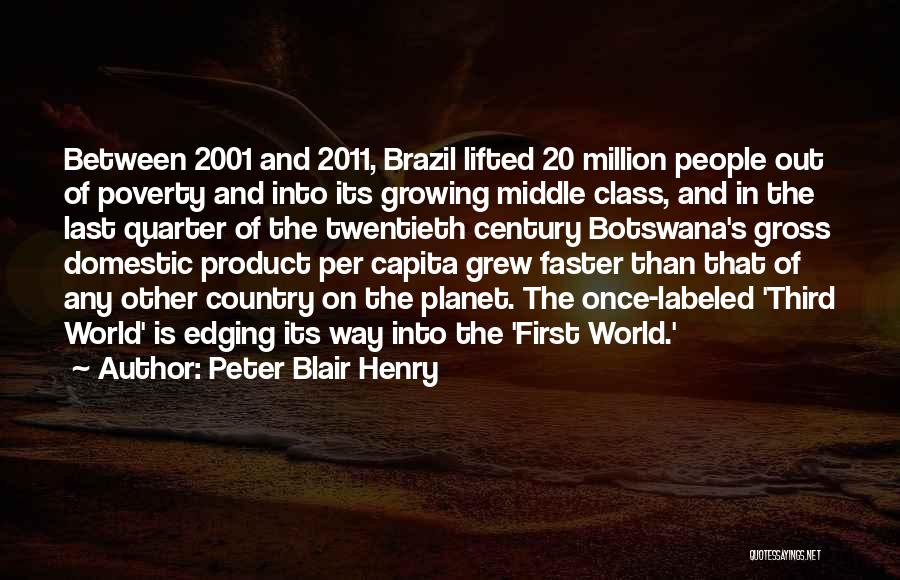Third Class Quotes By Peter Blair Henry