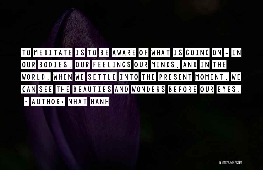 Third Eye Meditation Quotes By Nhat Hanh