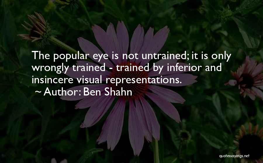 Third Eye Vision Quotes By Ben Shahn