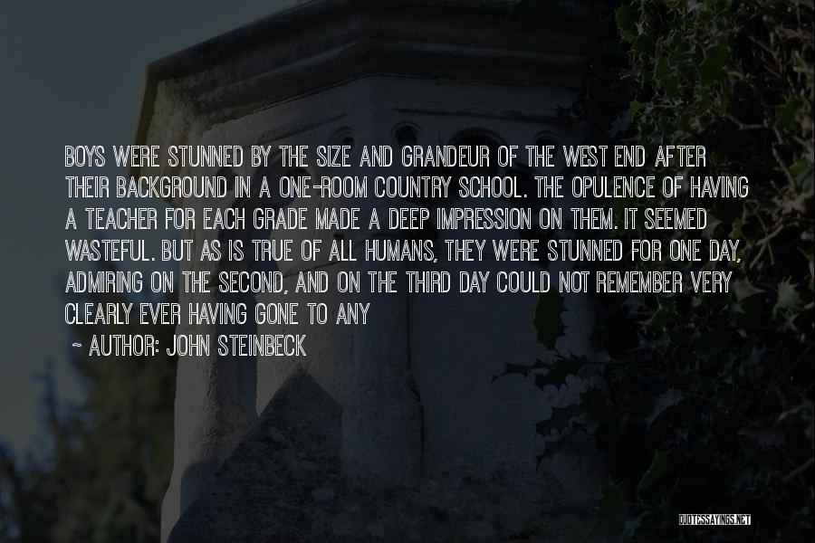 Third Grade Teacher Quotes By John Steinbeck