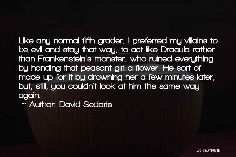 Third Grader Quotes By David Sedaris