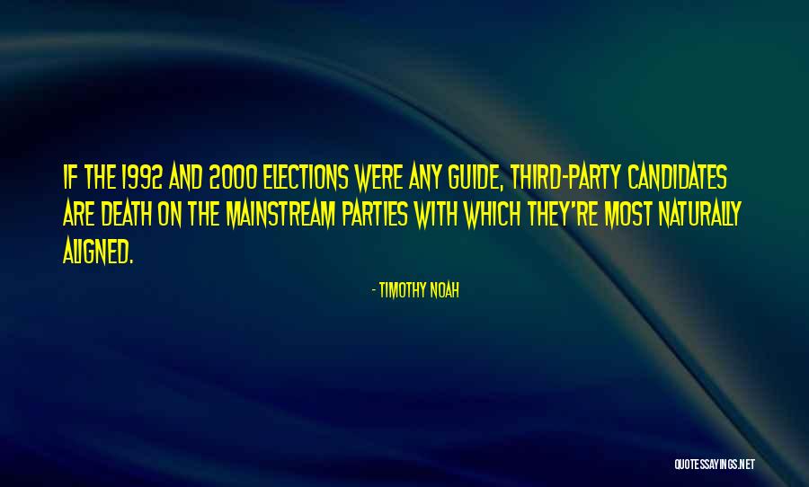 Third Party Quotes By Timothy Noah Third Party Quotes By Timothy Noah