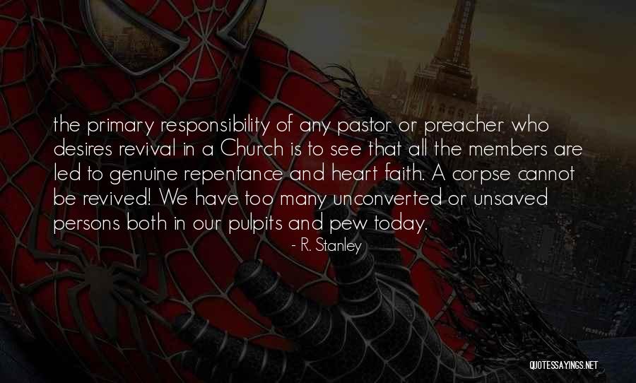 Third Pew Quotes By R. Stanley Third Pew Quotes By R. Stanley