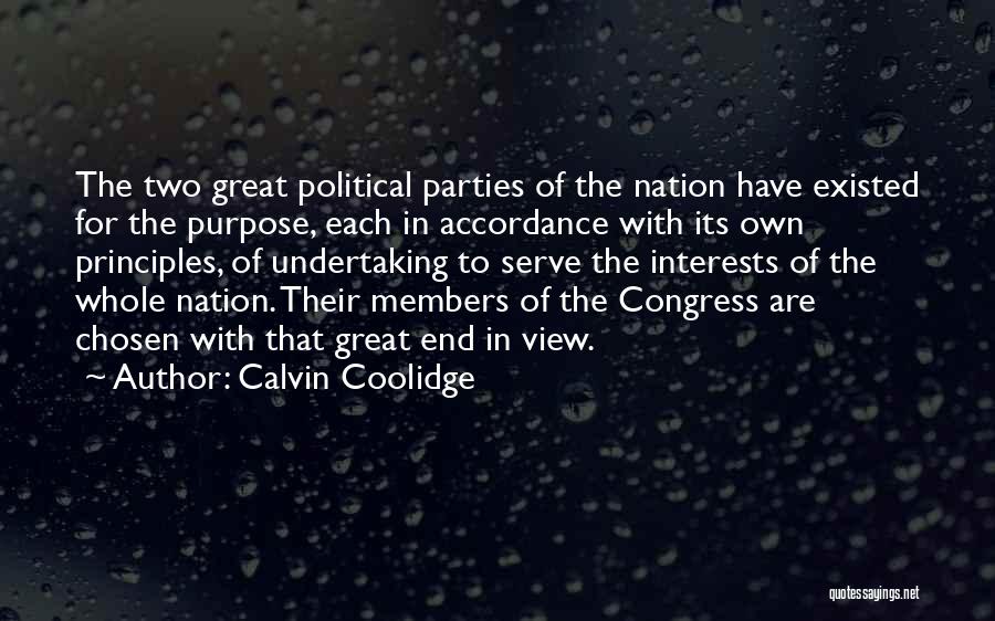 Third Political Parties Quotes By Calvin Coolidge