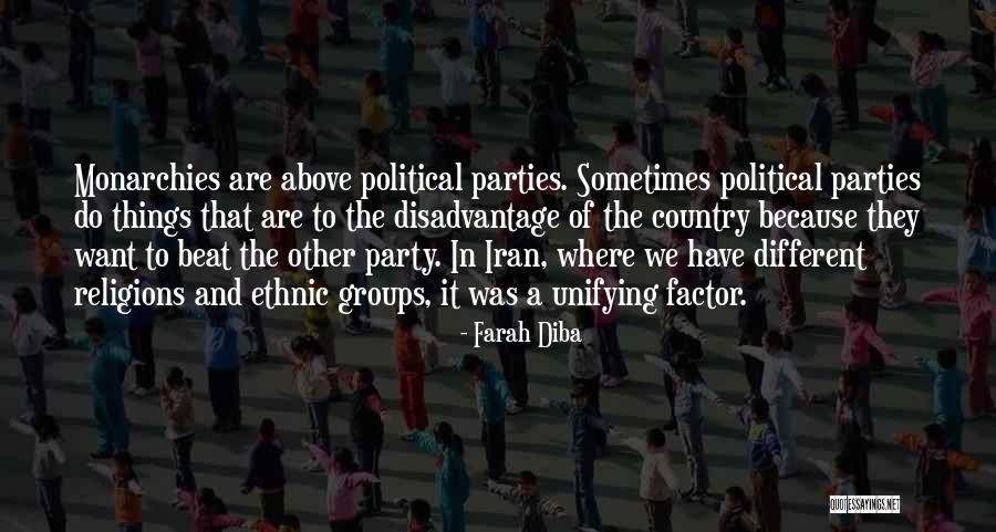 Third Political Parties Quotes By Farah Diba