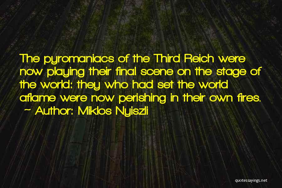 Third Reich Quotes By Miklos Nyiszli