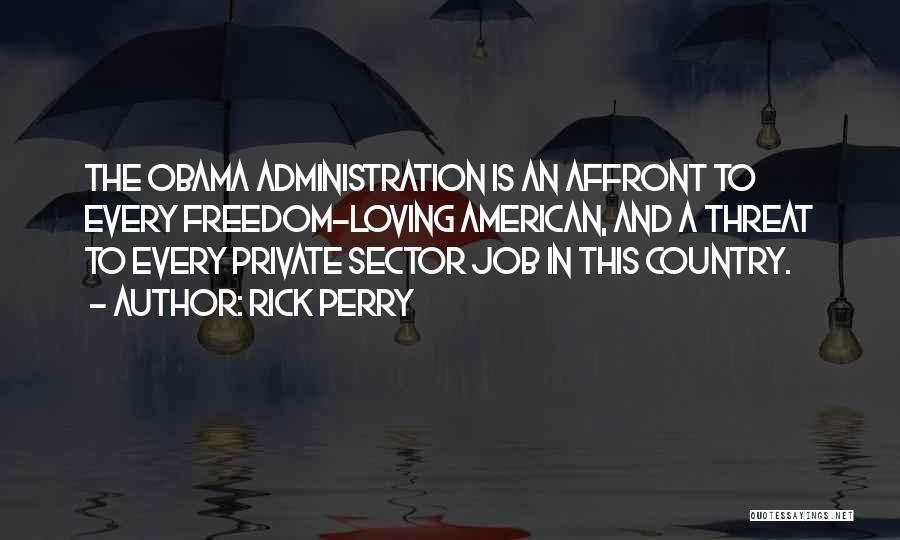 Third Sector Quotes By Rick Perry