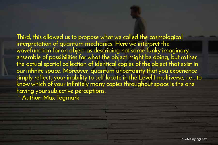 Third Space Quotes By Max Tegmark