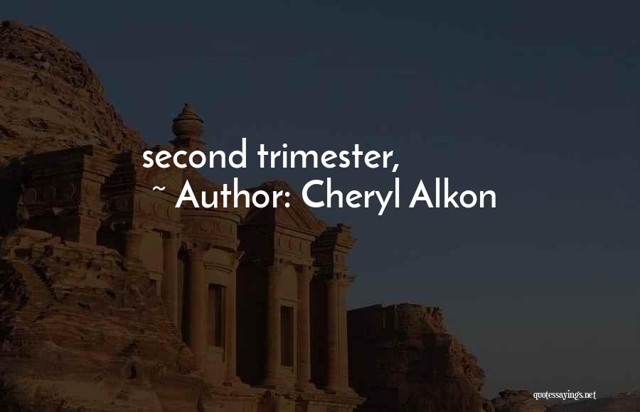 Third Trimester Quotes By Cheryl Alkon