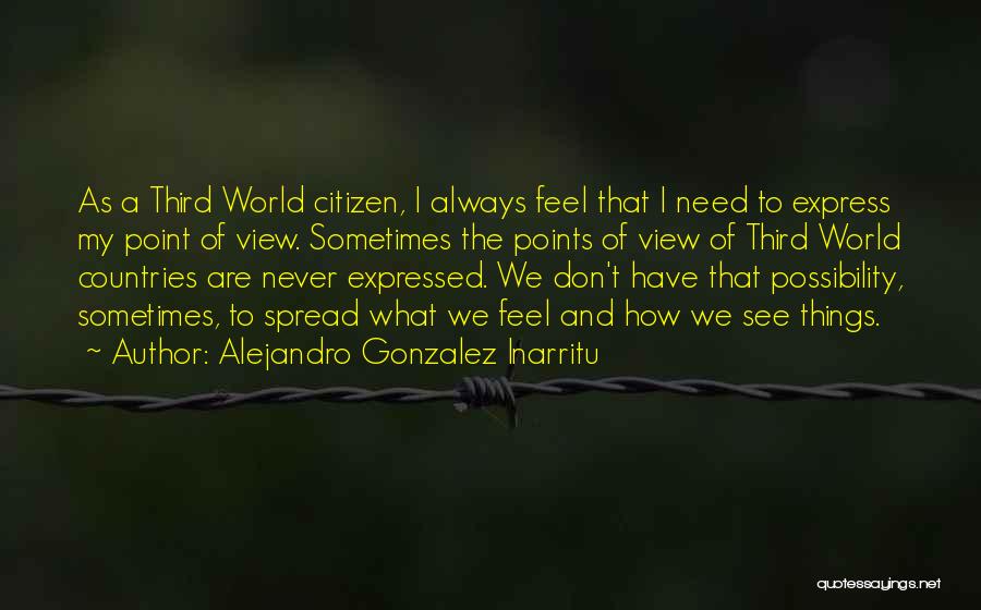 Third World Countries Quotes By Alejandro Gonzalez Inarritu