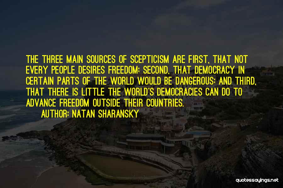 Third World Countries Quotes By Natan Sharansky