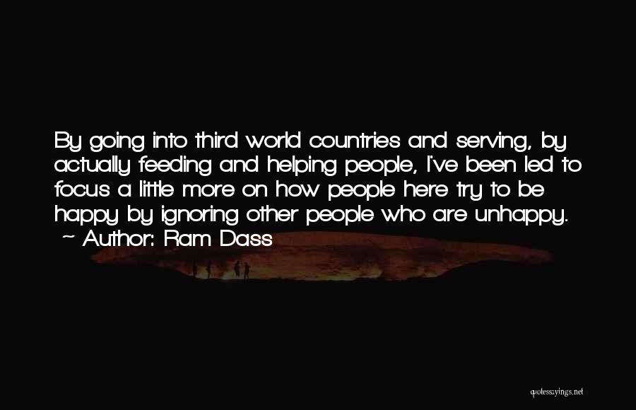 Third World Countries Quotes By Ram Dass