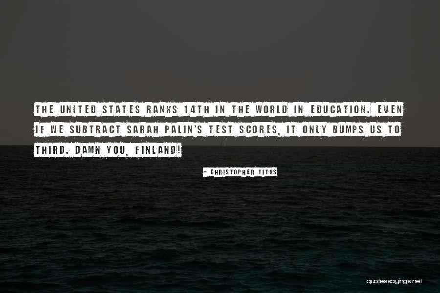 Third World Education Quotes By Christopher Titus Third World Education Quotes By Christopher Titus