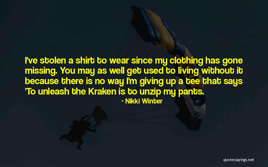 Thiros Ts Te Quotes By Nikki Winter Thiros Ts Te Quotes By Nikki Winter