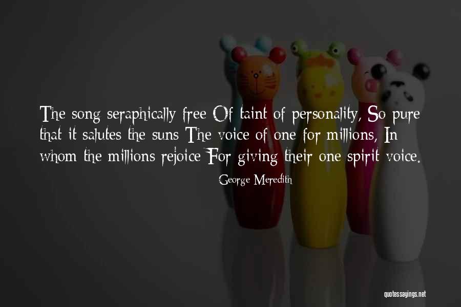 Thirst And Thyroid Quotes By George Meredith Thirst And Thyroid Quotes By George Meredith