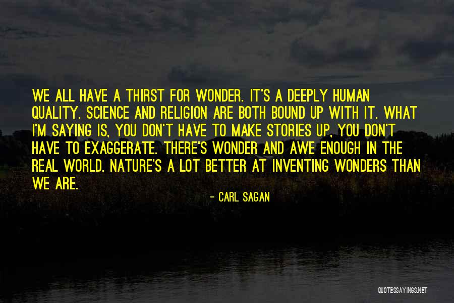 Thirst Is Real Quotes By Carl Sagan