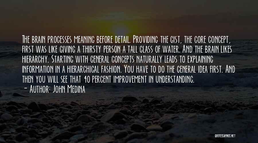 Thirsty Quotes By John Medina