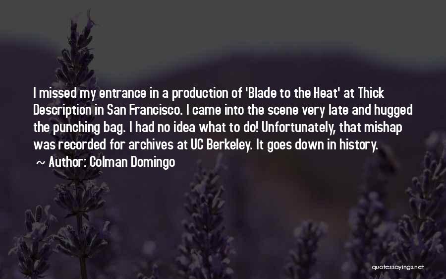 Thirty One Bag Quotes By Colman Domingo