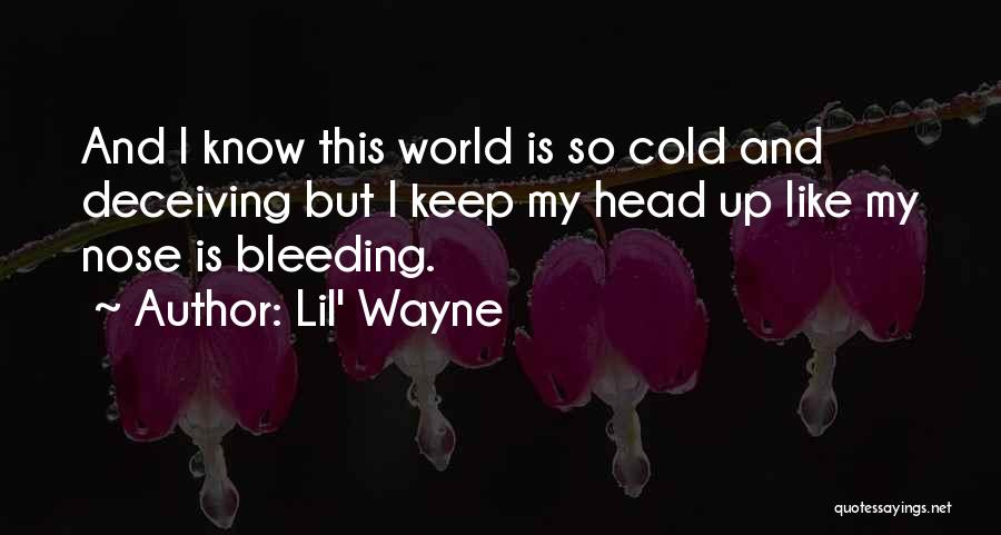 This Cold World Quotes By Lil' Wayne