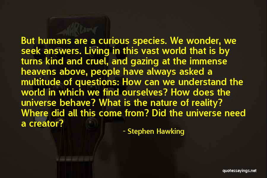 This Cruel World Quotes By Stephen Hawking