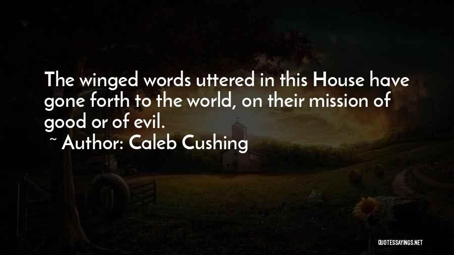 This Evil World Quotes By Caleb Cushing