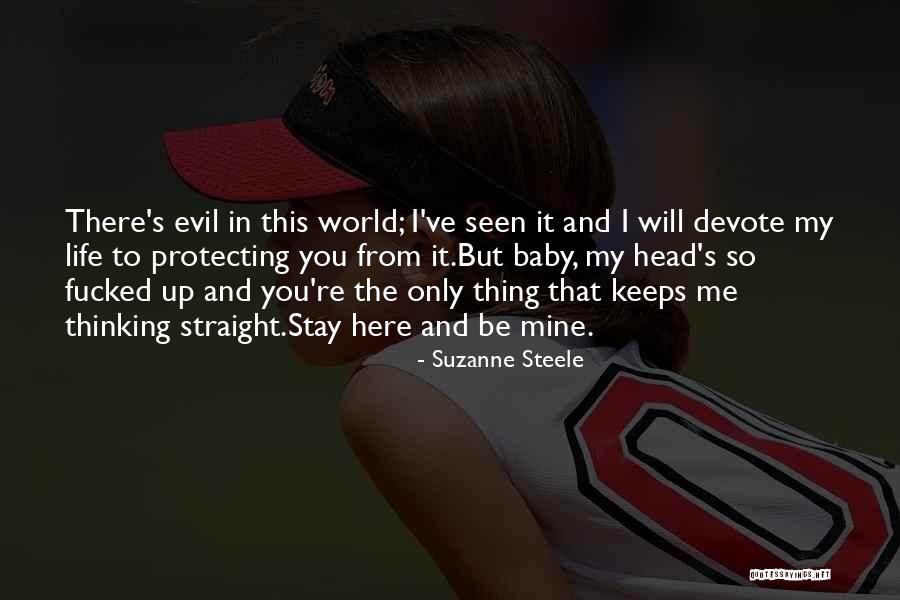 This Evil World Quotes By Suzanne Steele