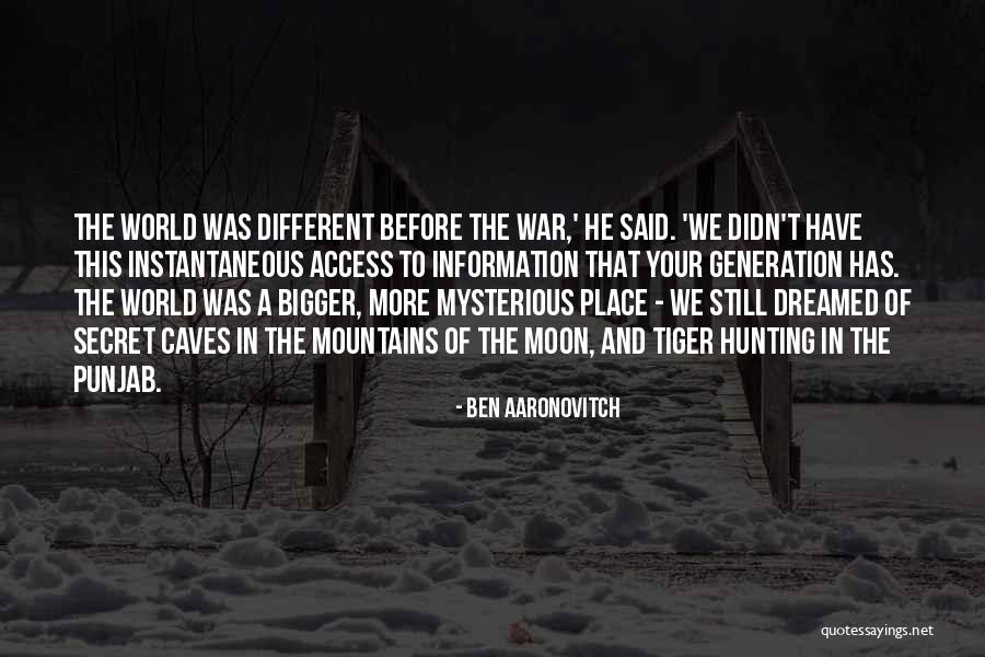 This Generation And Social Media Quotes By Ben Aaronovitch