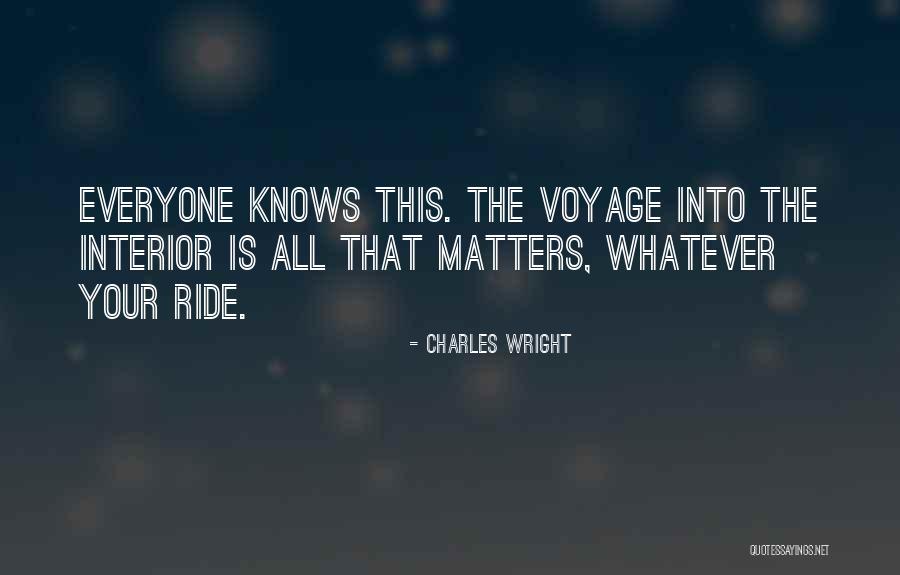 This Is All That Matters Quotes By Charles Wright This Is All That Matters Quotes By Charles Wright