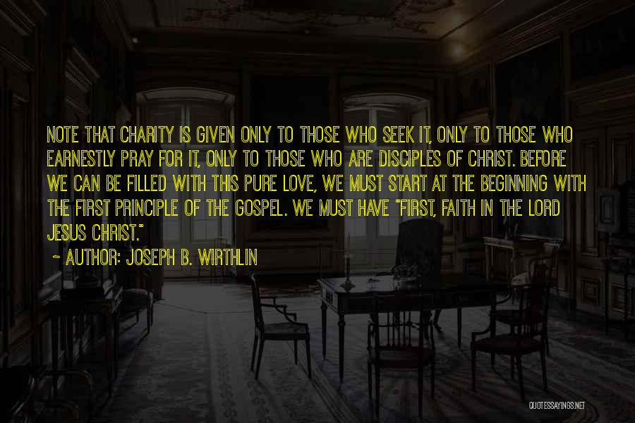 This Is Gospel Quotes By Joseph B. Wirthlin