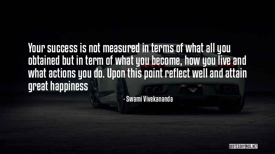 This Is Happiness Quotes By Swami Vivekananda