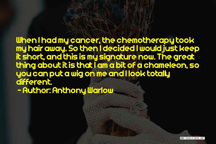 This Is Me Short Quotes By Anthony Warlow