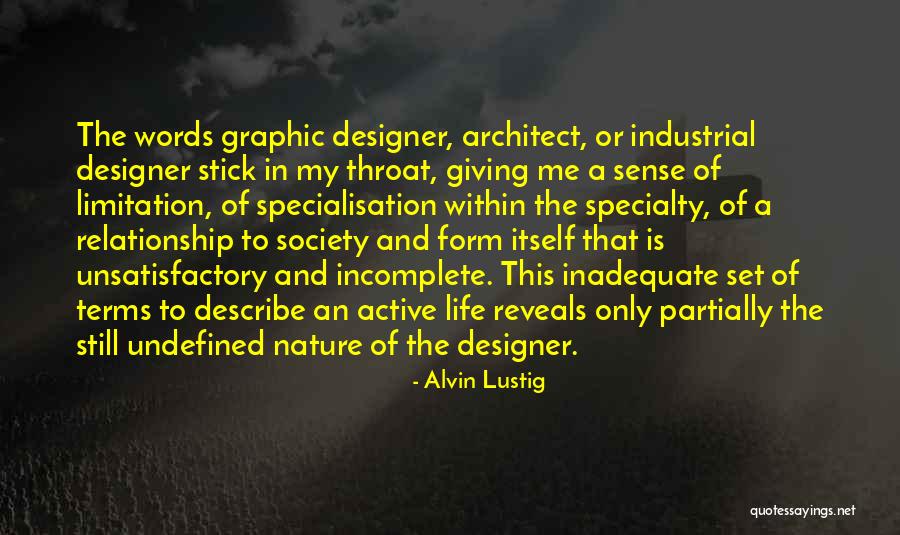 This Is My Relationship Quotes By Alvin Lustig