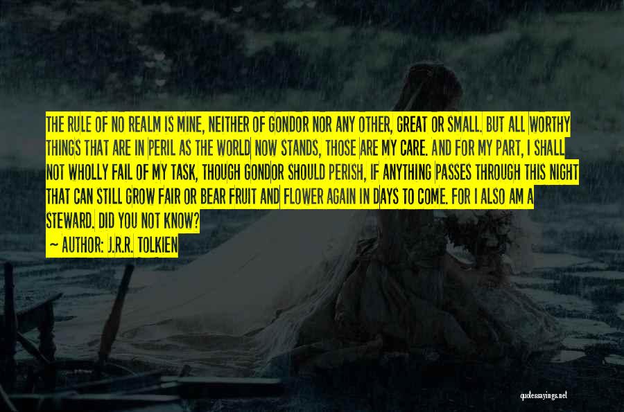 This Is Not Fair Quotes By J.R.R. Tolkien