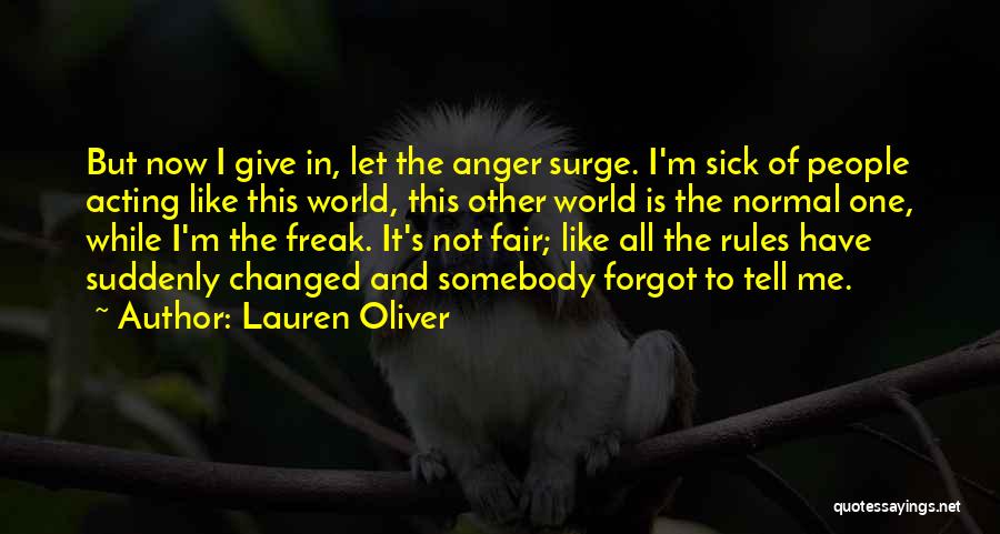 This Is Not Fair Quotes By Lauren Oliver