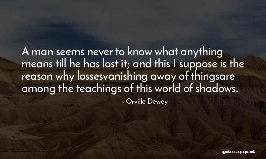 This Mean World Quotes By Orville Dewey