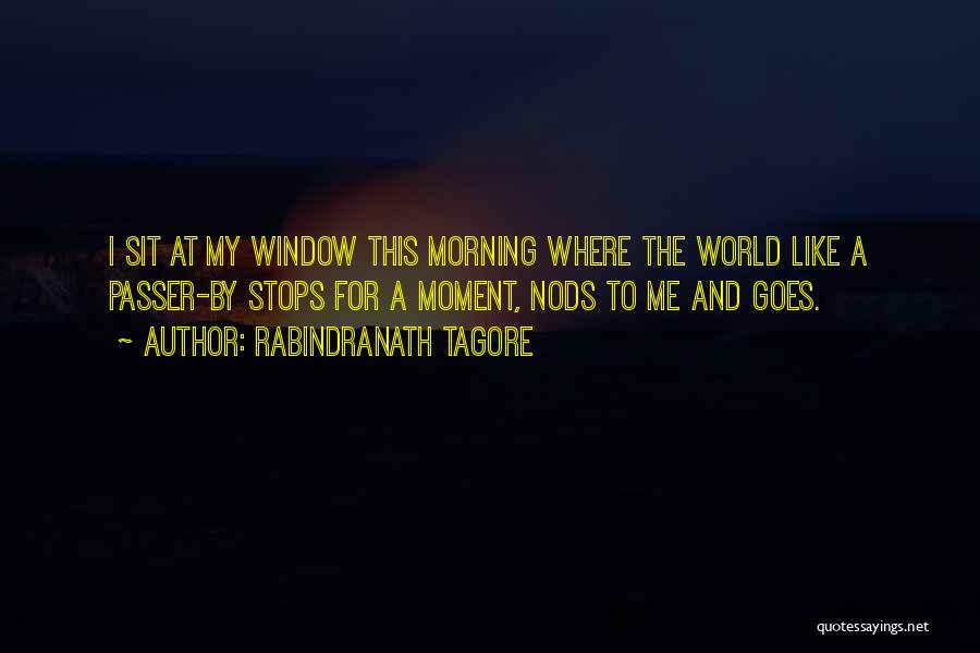 This Morning Quotes By Rabindranath Tagore
