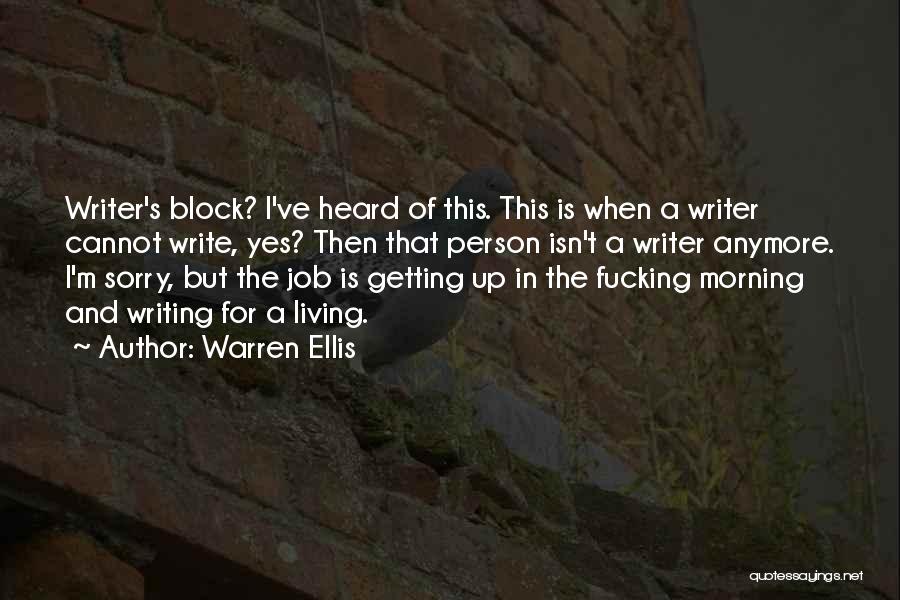 This Morning Quotes By Warren Ellis