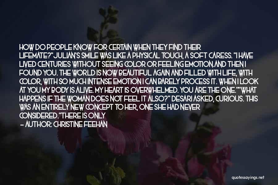 This Smile Is Because Of You Quotes By Christine Feehan