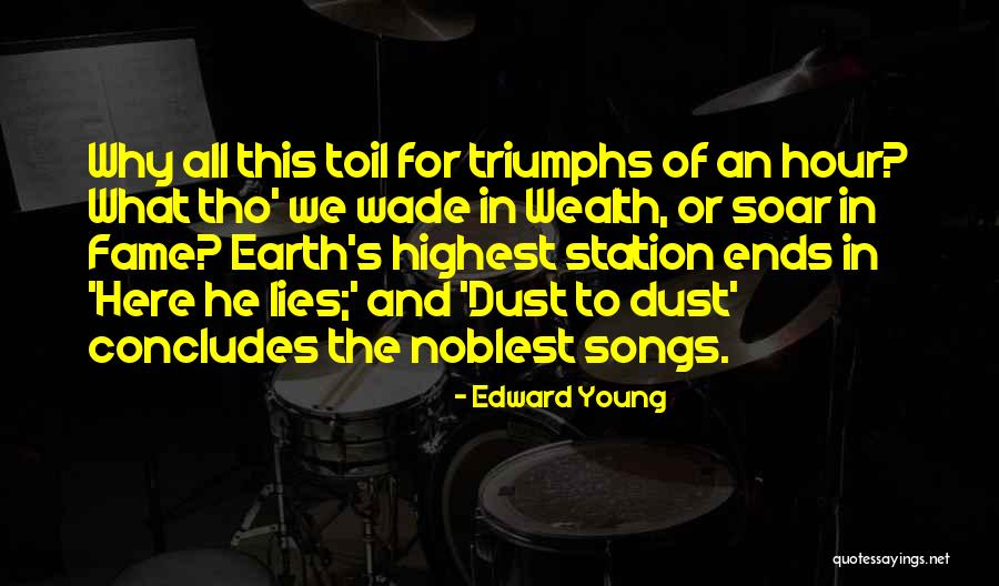 This Song Quotes By Edward Young This Song Quotes By Edward Young