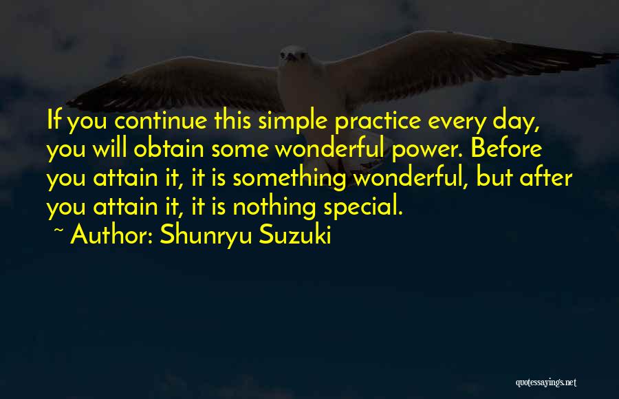 This Special Day Quotes By Shunryu Suzuki