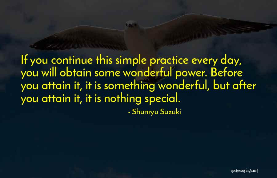 This Special Day Quotes By Shunryu Suzuki